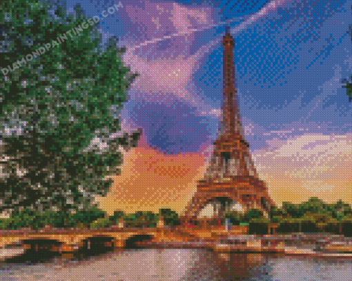 Seine River Banner Diamond Painting