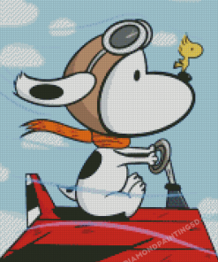 Snoopy And Woodstock Diamond Painting