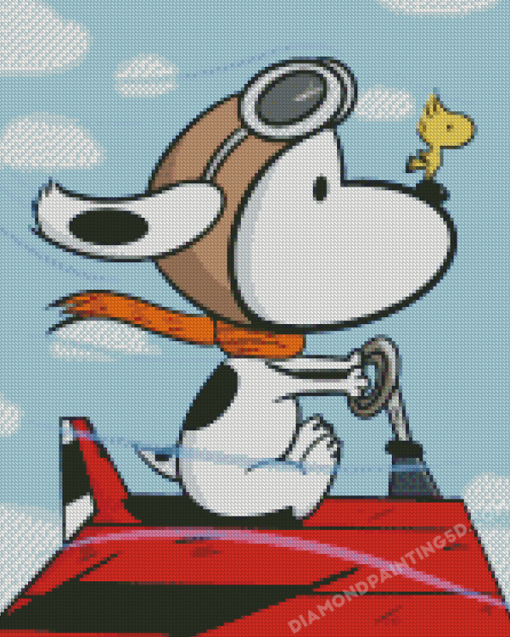 Snoopy And Woodstock Diamond Painting