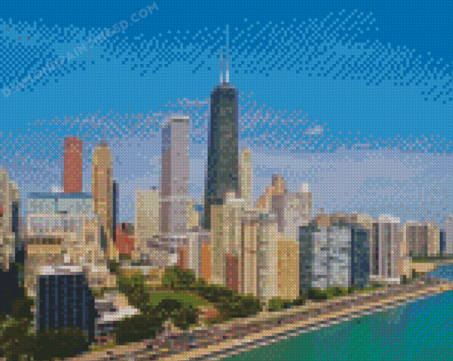 The Willis Tower Of Chicago Diamond Painting