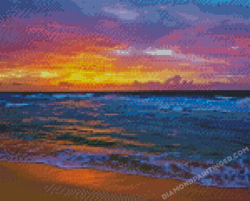 Beach Sunset diamond painting