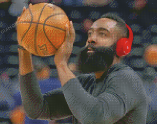 James Harden Diamond Painting