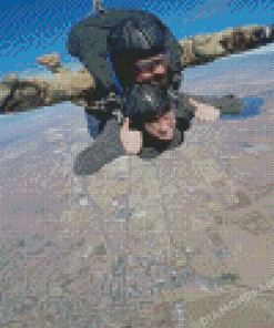 Skydiving Military Soldier Diamond Painting