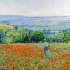 Woman In Poppy Field Diamond Painting