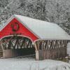 Covered Bridge Diamond Painting