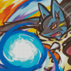 Lucario Pokemon Diamond Painting