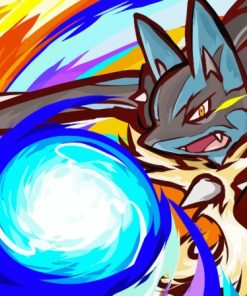 Lucario Pokemon Diamond Painting