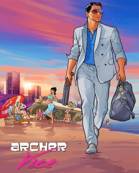 Archer Poster Illustration Diamond Painting