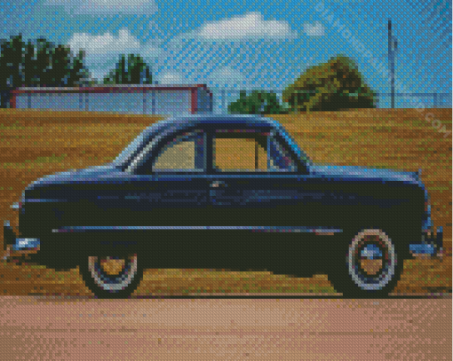 Black Ford Diamond Painting