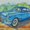 Blue 49 Ford Diamond Painting