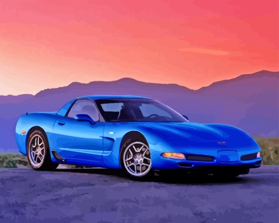 Chevrolet Corvette Diamond Painting