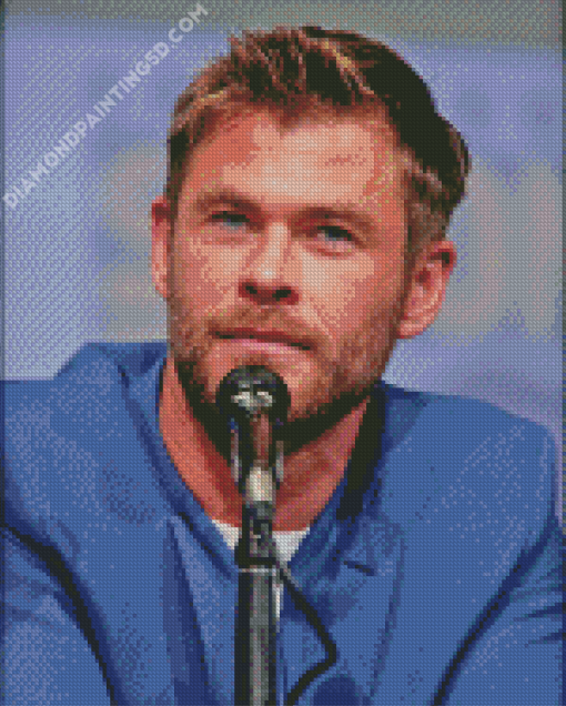 Chris Hemsworth Diamond Painting