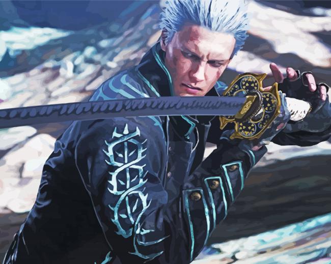 Devil May Cry 5 Vergil Diamond Painting