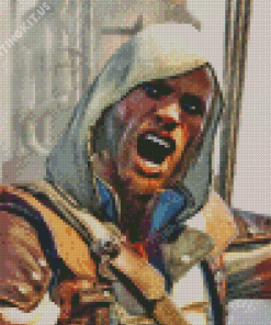 Edward Kenway Warrior Diamond Painting