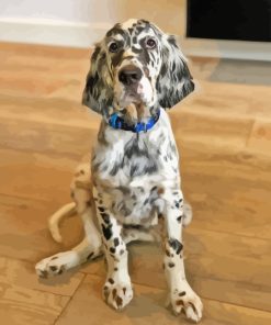 English Setter Dog Diamond Painting