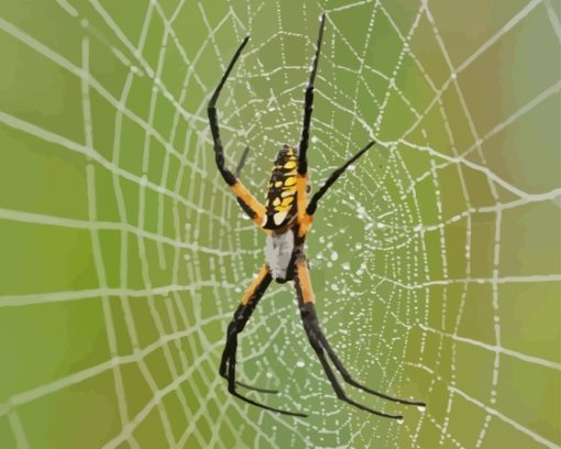 Garden Spider Diamond Painting