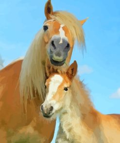 Haflinger Horse Mare Diamond Painting