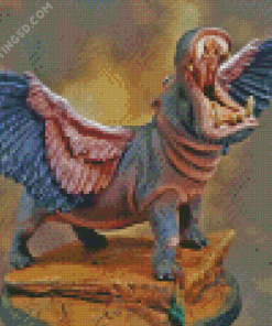 Hippo With Wings Diamond Painting