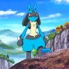 Lucario Pokemon Anime Diamond Painting