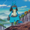 Lucario Pokemon Anime Diamond Painting