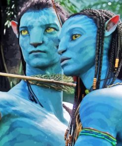 Neytiri And Jake Diamond Painting