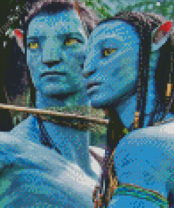 Neytiri And Jake Diamond Painting