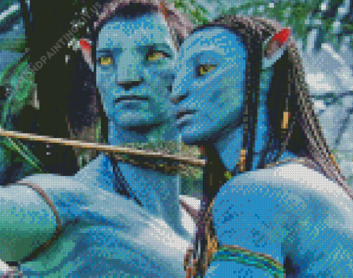 Neytiri And Jake Diamond Painting