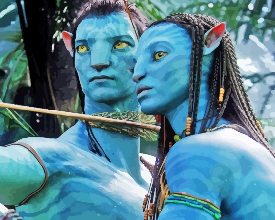 Neytiri And Jake Diamond Painting