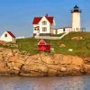 Nubble Lighthouse Diamond Painting