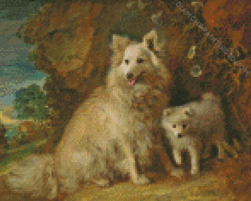 Pomeranian Thomas Gainsborough Diamond Painting