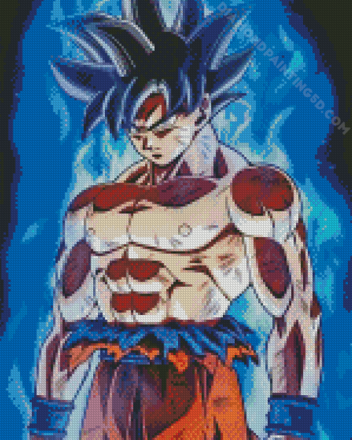 Ultra In Stinct Goku Dragin Diamond Painting