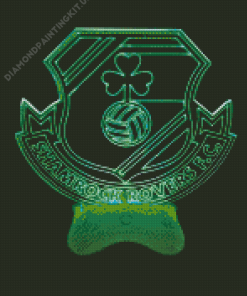 Shamrock Rovers Crest Diamond Painting