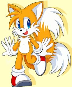 Tails Sonic Diamond Painting