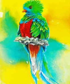 The Quetzal Bird Diamond Painting