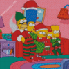 The Simpsons Christmas Diamond Painting