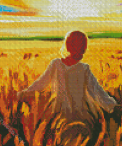 Wheatfield Harvest Diamond Painting