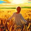 Wheatfield Harvest Diamond Painting