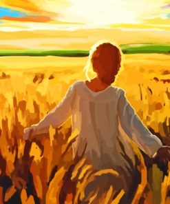 Wheatfield Harvest Diamond Painting