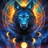 Wolf With Dream Catcher Diamond Painting