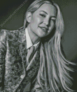 Black And White Kate Hudson Diamond Painting