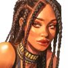 Lady Dreadlocks Diamond Painting