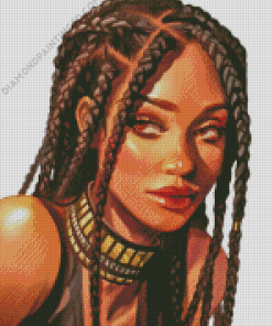 Lady Dreadlocks Diamond Painting