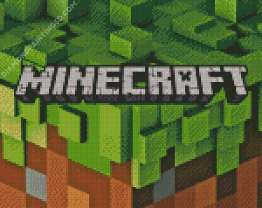 Minecraft Logo Diamond Painting