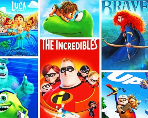 Pixar Movies Diamond Painting