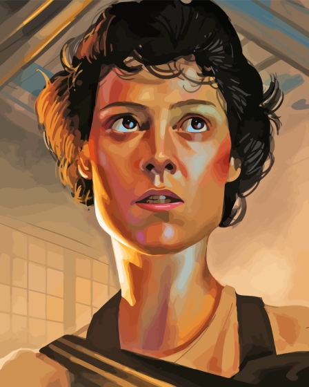 Sigourney Weaver Diamond Painting