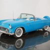 1956 Ford Thunderbird Blue Car Diamond Painting