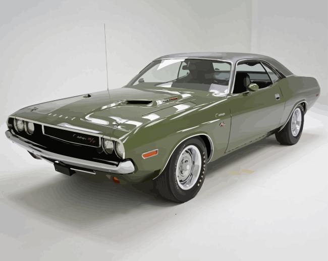 1970 Dodge Challenger Diamond Painting