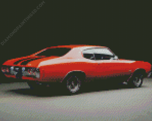 71 Chevelle Classic Car Diamond Painting