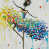 Abstract Abstract Ballerina Diamond Painting