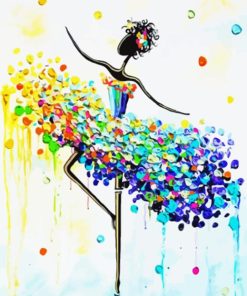 Abstract Abstract Ballerina Diamond Painting